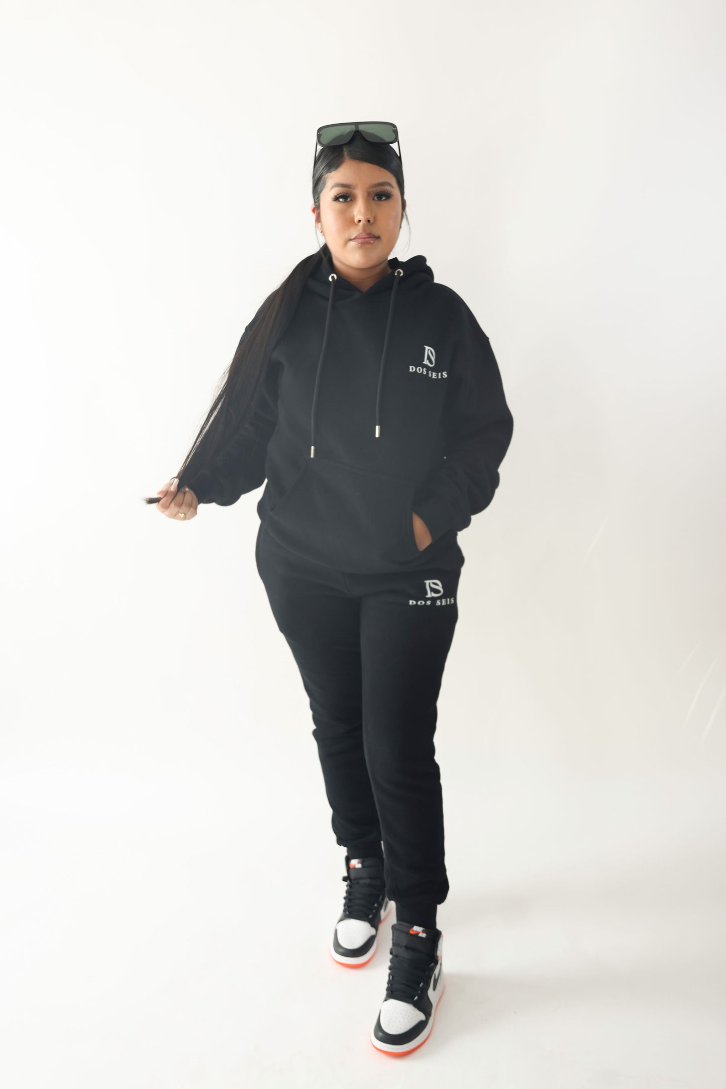 BLACK LOGO HOODIE/JOGGERS (Full Set)