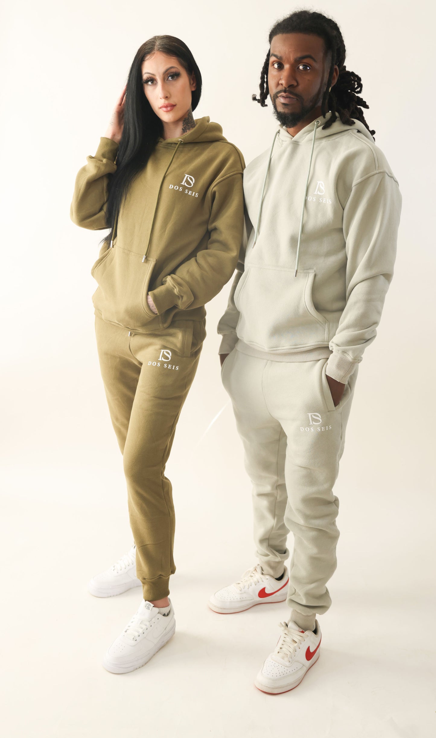 COOL GREY LOGO HOODIE/JOGGERS (Full Set)