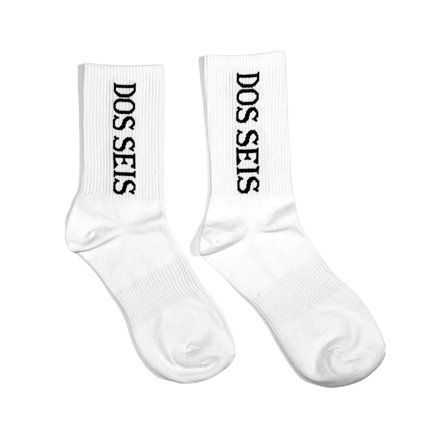 WHITE LOGO SOCK