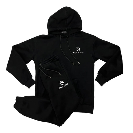 BLACK LOGO HOODIE/JOGGERS (Full Set)